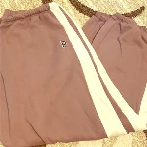 PINK size L pinkish sweatpants